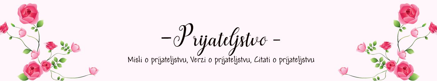 Misli o prijateljstvu